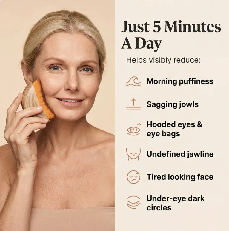 Velmora Lymphatic Face Brush